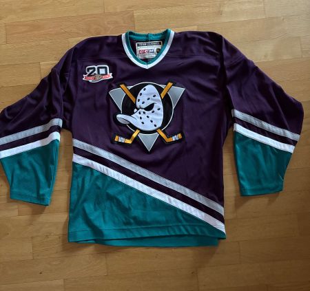 Rare ! /20th anniversary Mighty Ducks /CCM / sz.M