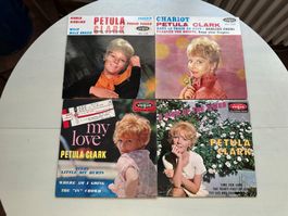 PETULA CLARK original EP's Singles aus Frankreich 60's !