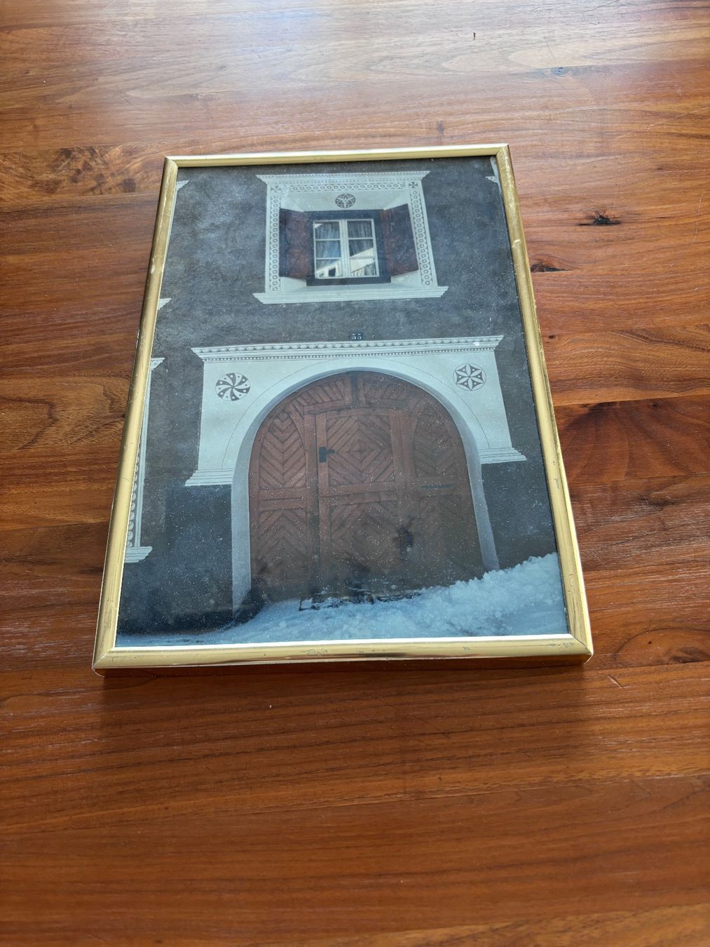 Bilderrahmen: Fotorahmen gold 21 x 31 cm – Gebraucht aus Balsthal von Uroby