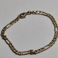 Vintage Figaro Armband aus 925 Silber vergoldet #B3