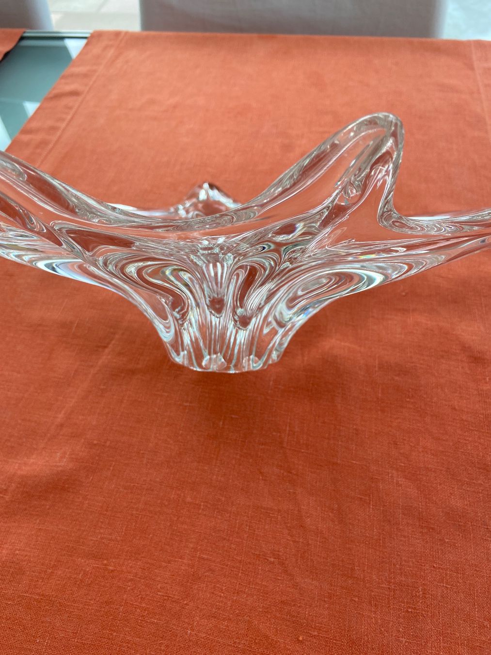 Globus Bicchieri: Glasschale, (Kristall?)Globus 30x40 – Nuovo (secondo la descrizione) da Thalwil venduto da Sommerwende 2