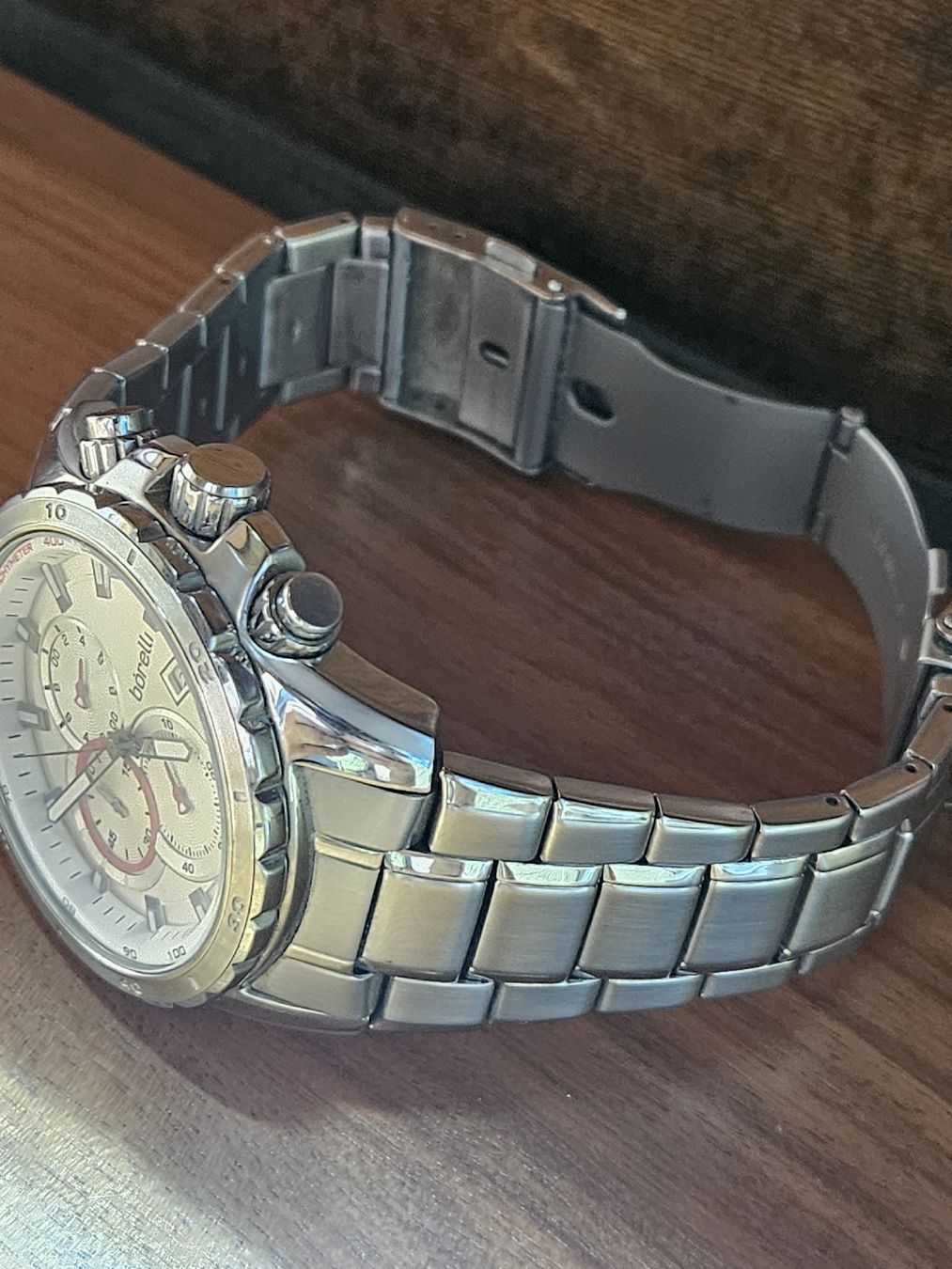 Uhren: Borelli Herrenuhr Chronograph 46mm – Gebraucht aus Flamatt von pie_f9zm 7