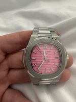 Montre Specht und Söhne automatique cadran rose acier