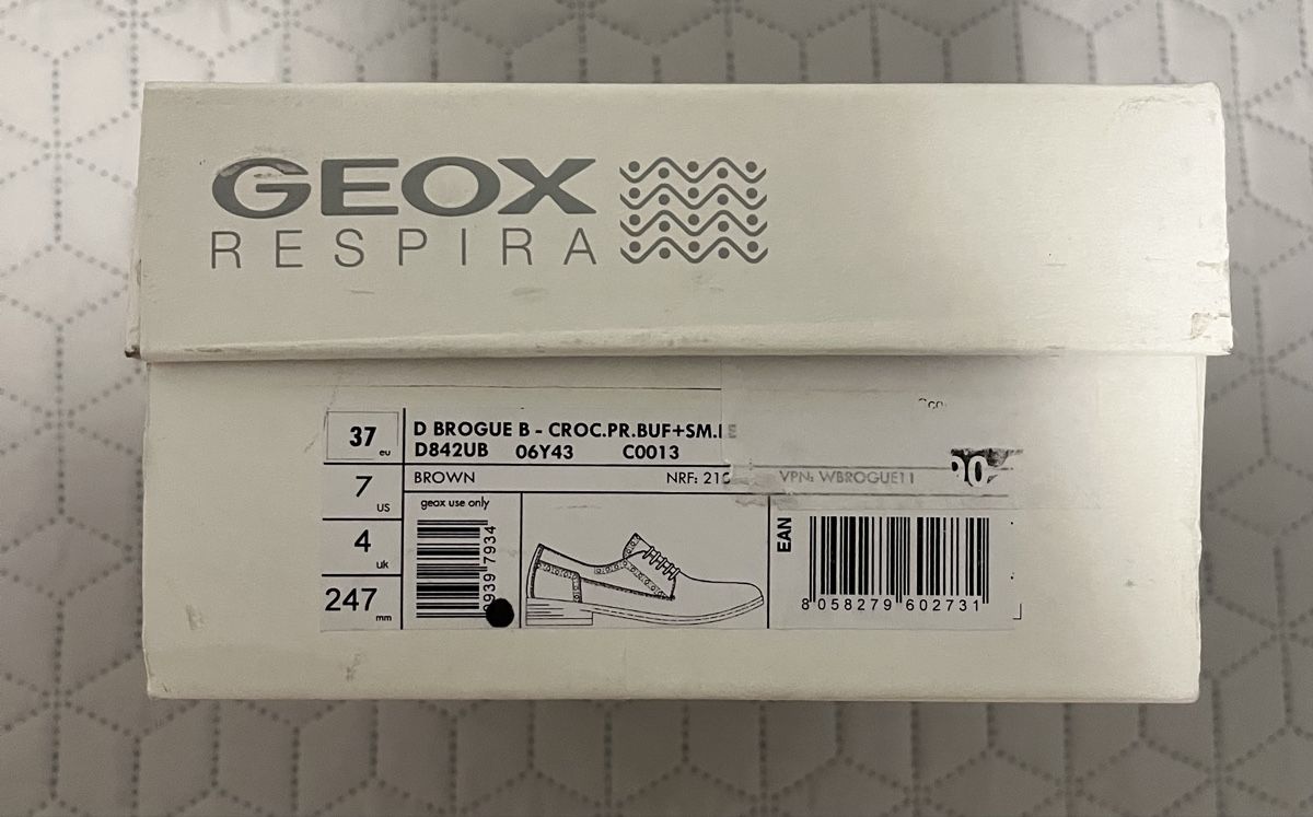 Geox Scarpe da donna: GEOX Brogue, Grösse 37 – Nuovo e nell'imballaggio originale da Dübendorf venduto da Saxarok 5