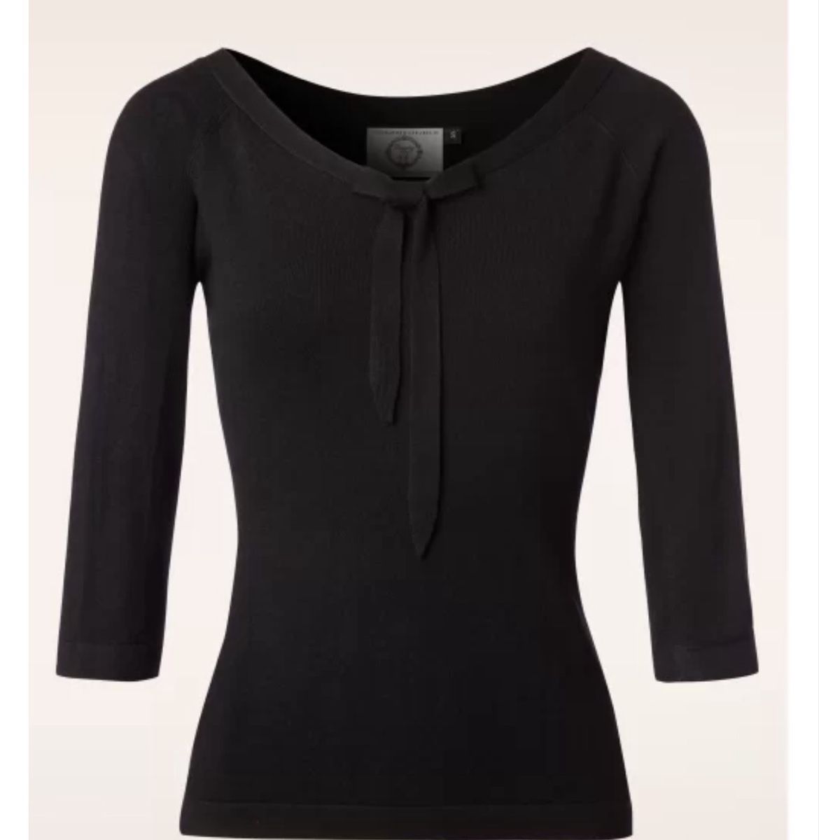Top: Pretty Illusion Oberteil in Schwarz – Nuovo e nell'imballaggio originale da Thun venduto da Kleinee_L 1