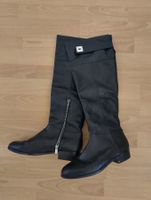 Michael Kors Lederstiefel schwarz Gr. 38–39, kniehoch