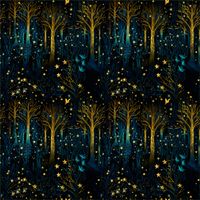 Jersey "Forest of Dreams" Stoff je m