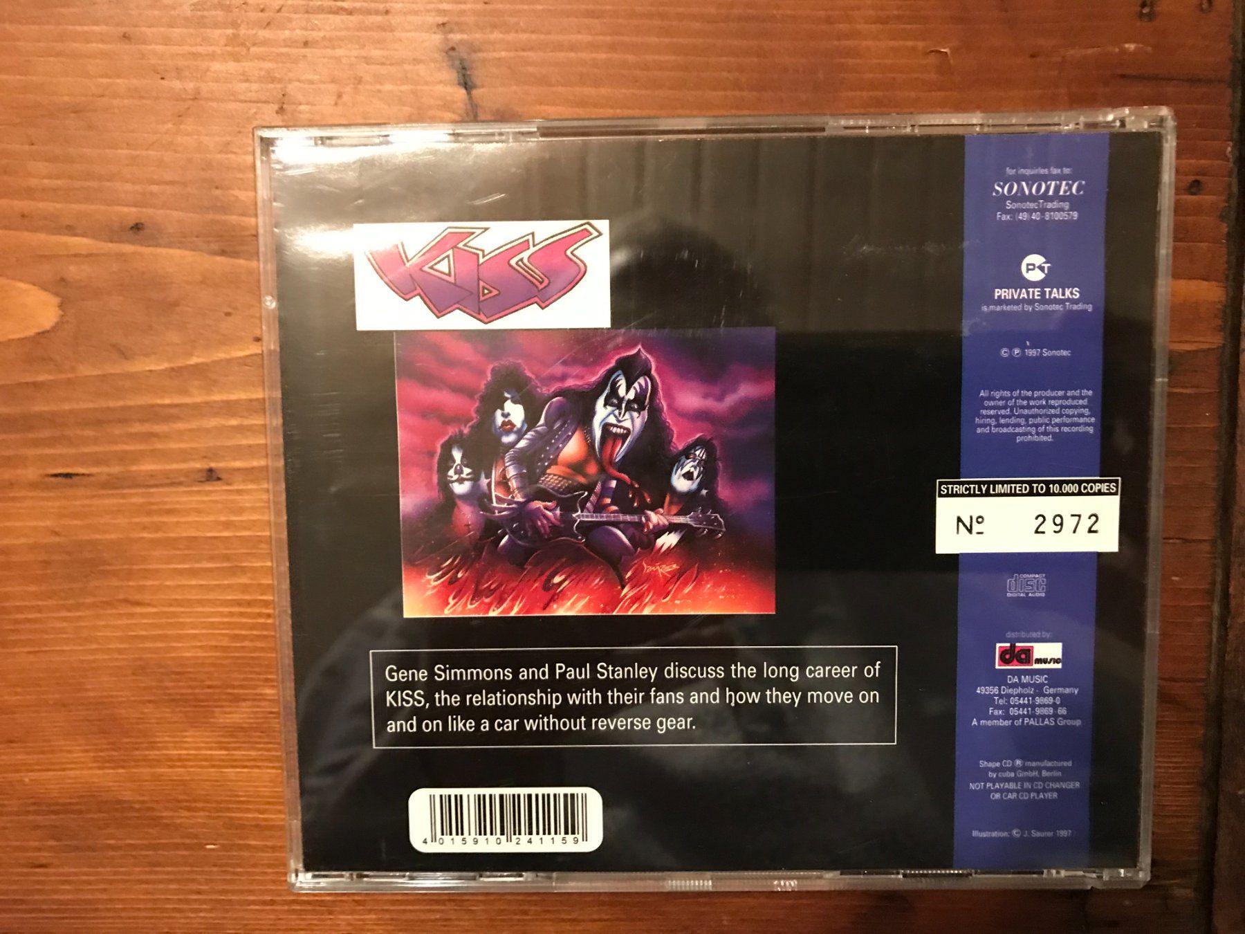 CD: Kiss Picture Disc CD interview – Usato da Corjolens venduto da san_kyv9 1