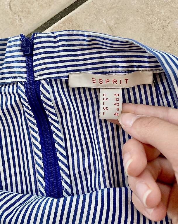 Esprit Gonne: Jupe motif rayé à volants - ESPRIT - 38/40 – Usato da Chézard-St-Martin venduto da timogabychou 1