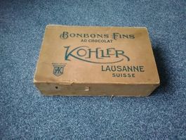 Schachtel KOHLER LAUSANNE Bonbons Fins au Chocolat