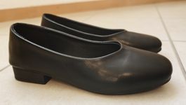 Ballerines en cuir noires Laikaitu pointure 37