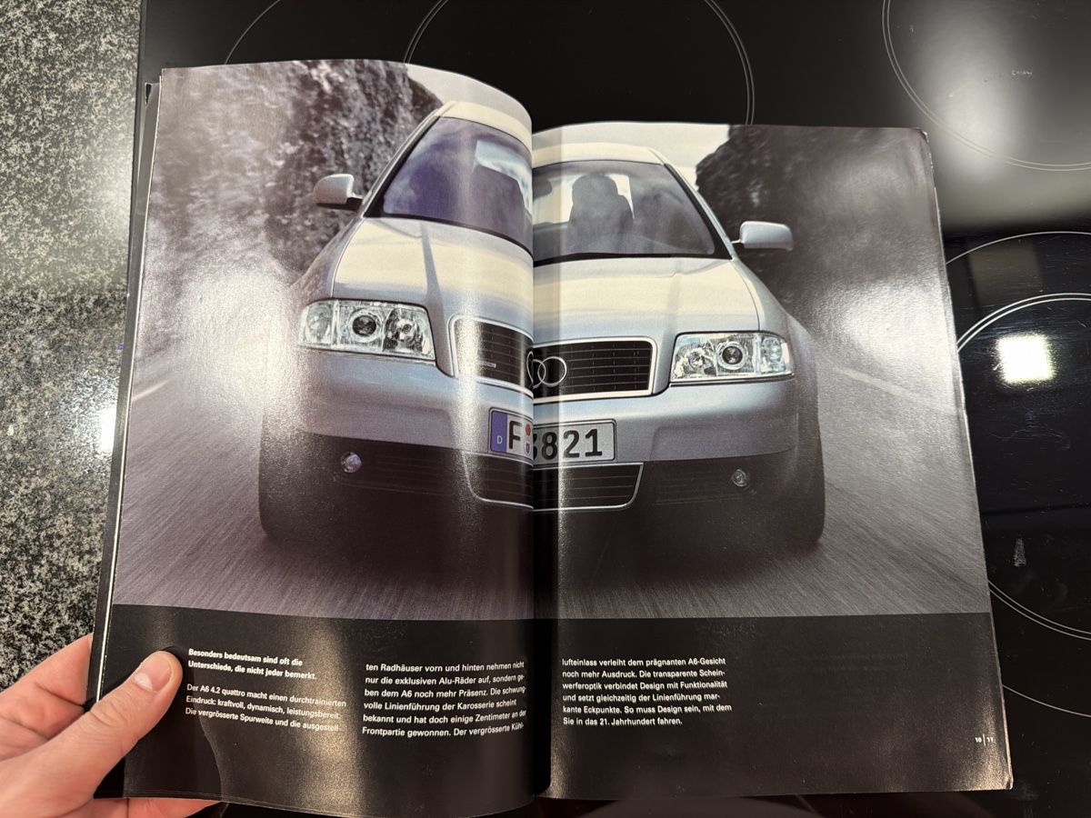 Audi Documenti: Audi A6 4.2 Quattro - Prospekt / Broschüre – Usato da Wolfwil venduto da Rolex1 6