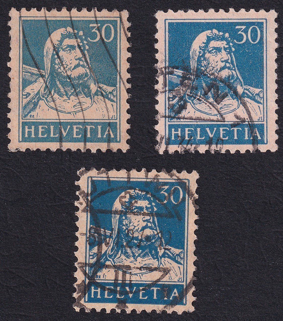 Alle Briefmarken: 1914-1933 Tellbrustbild – Gebraucht aus Rotkreuz von sheyenne72 4