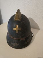Historischer Feuerwehrhelm mit Schweizer Kreuz gebraucht