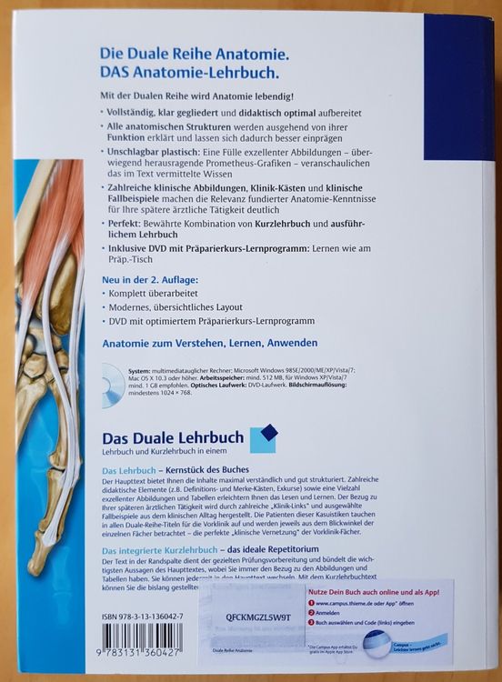 Lehrbuch Duale Reihe: Anatomie | Kaufen Auf Ricardo