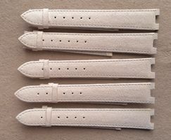 5 x Uhrenband CORN WATCH, weiss (ohne Schliesse, 17 mm)