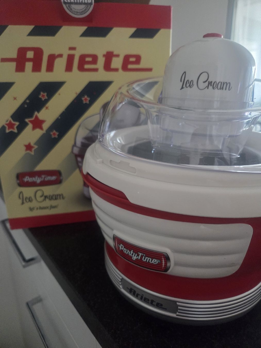 Elettrodomestici da cucina: Ariete Eismaschine rot Glacemaschine Eismaker rot – Nuovo (secondo la descrizione) da Pratteln venduto da madi1990