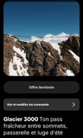 2 billets Glacier 3000