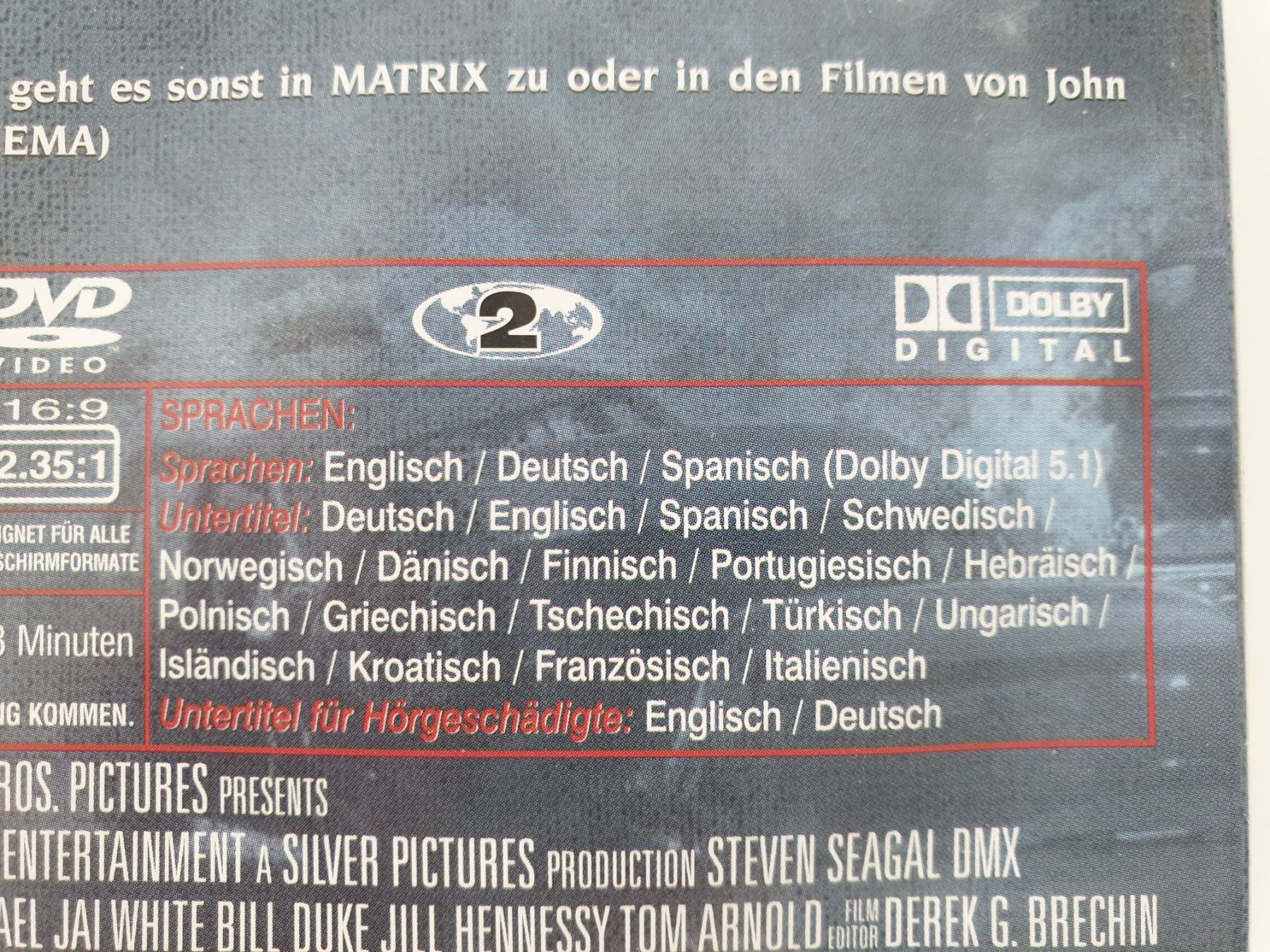 Tutti i DVDs: Exit Wounds - Die Copjäger DVD – Usato da Zürich venduto da pau_y8mv 3