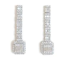 Diamantohrhänger: 156 Diamanten zus. 1.17ct. G/SI, 5.650 CHF