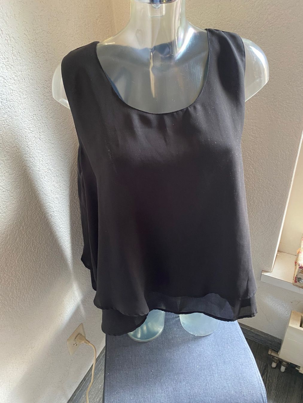 Tops: ICHI schwarzes TOP Grösse XL – Neu (gemäss Beschreibung) aus Allenwinden von Obalu 1