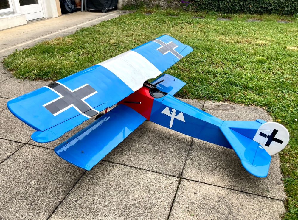 Hangar 9 Fokker D VII 60 ARF + Moteur Saito FA82 (HAN4675) Kaufen