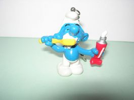 Zahnputz Schlumpf Schlüsselanhänger von Schleich