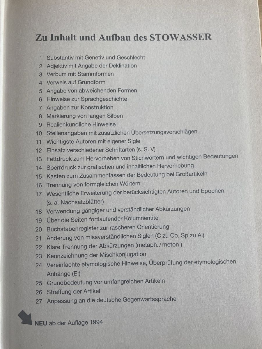 Bücher: Stowasser Schulwörterbuch: Lateinisch-Deutsch – Gebraucht aus St Gallen von Berta343 2