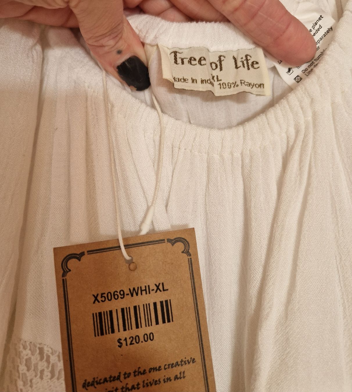 Vestiti: Robe asymétrique laçée boho – Nuovo e nell'imballaggio originale da Blignou (Ayent) venduto da Mazikeen 1