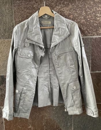 Jacke Reset Grösse 36, silber/hellgrau