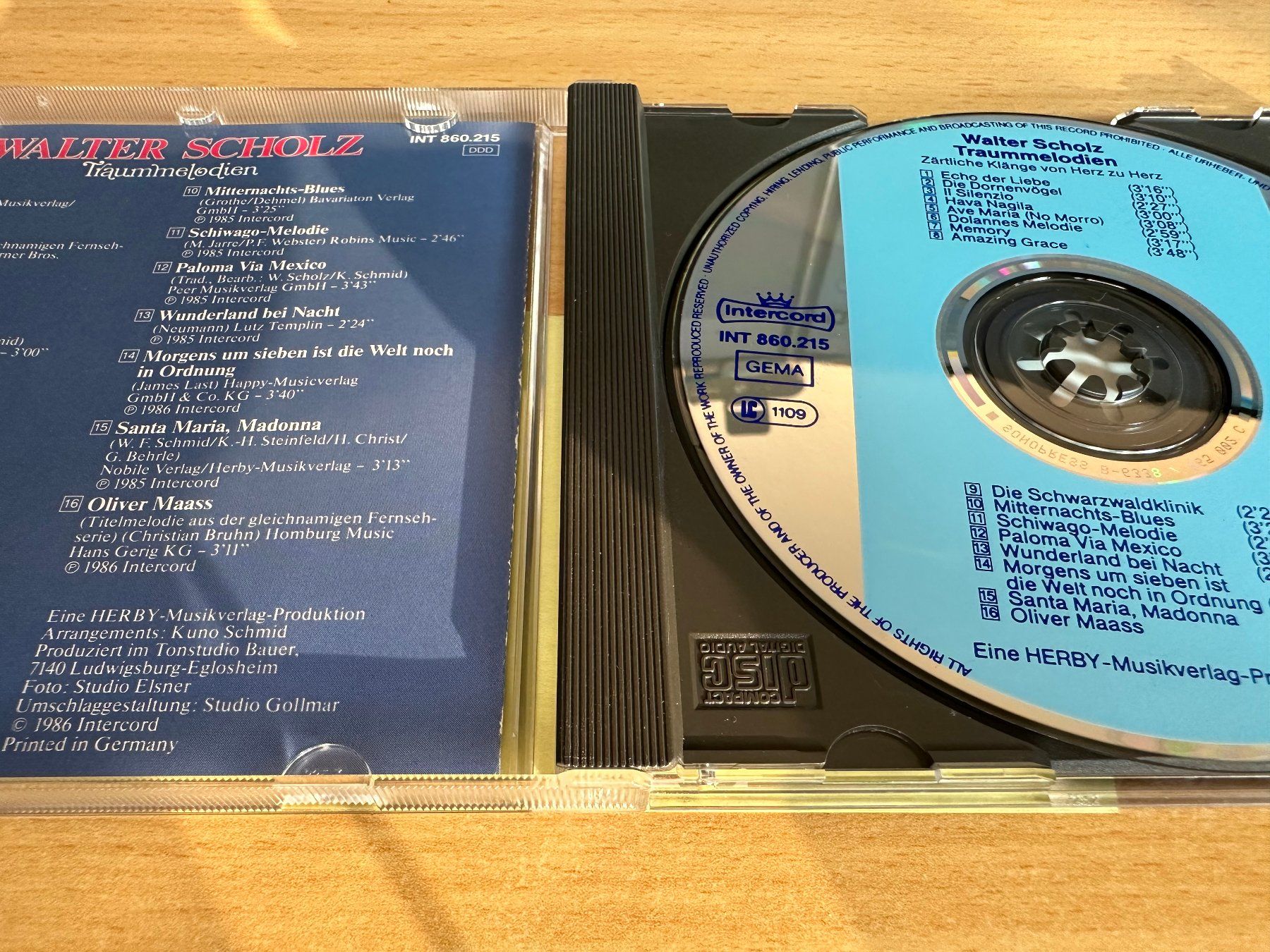 CD: Walter Scholz – Traummelodien – Usato da Rikon im Tösstal venduto da Alpenmutz 2