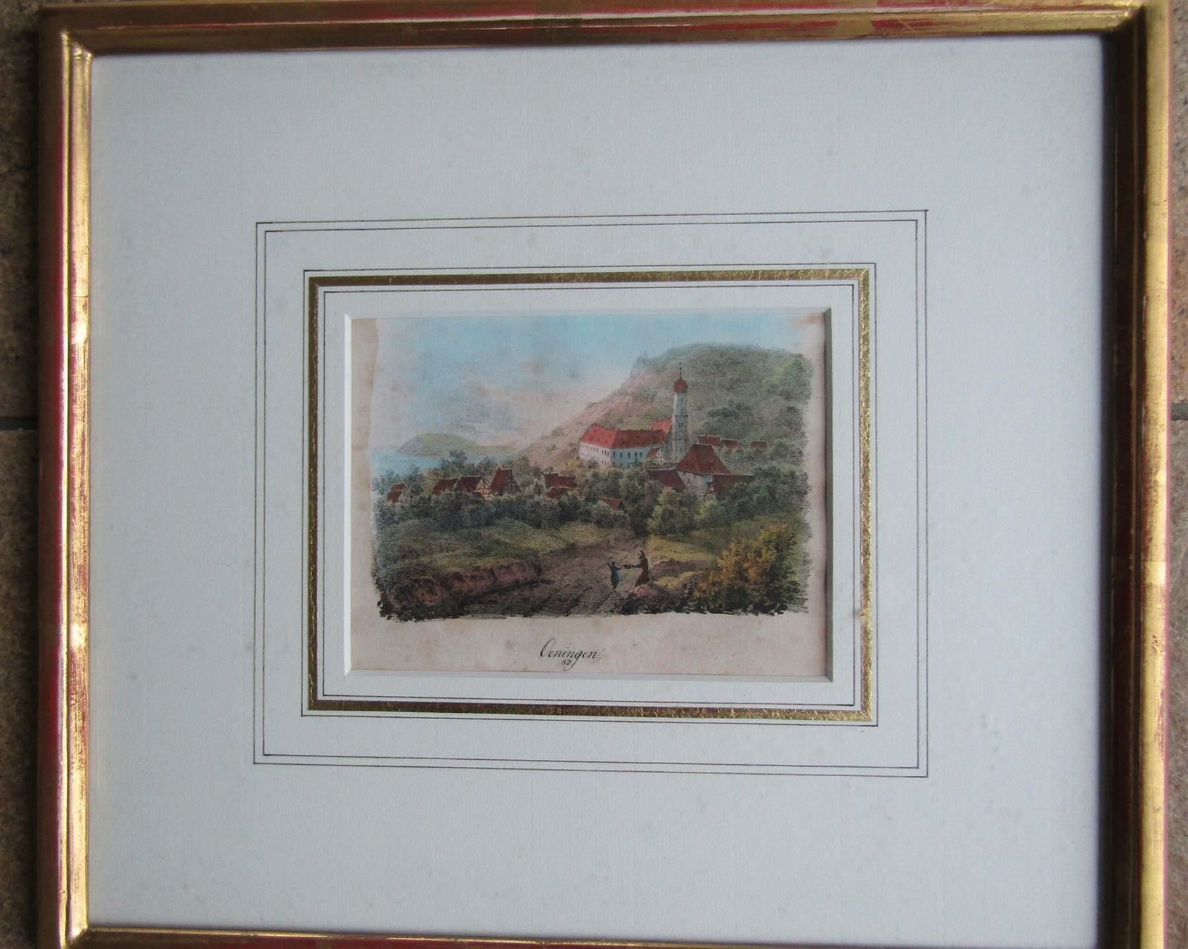 Gravures: Oeningen Lithographie von Pecht – D'occasion à Rafz par Helvet32