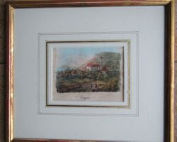 Oeningen Lithographie von Pecht