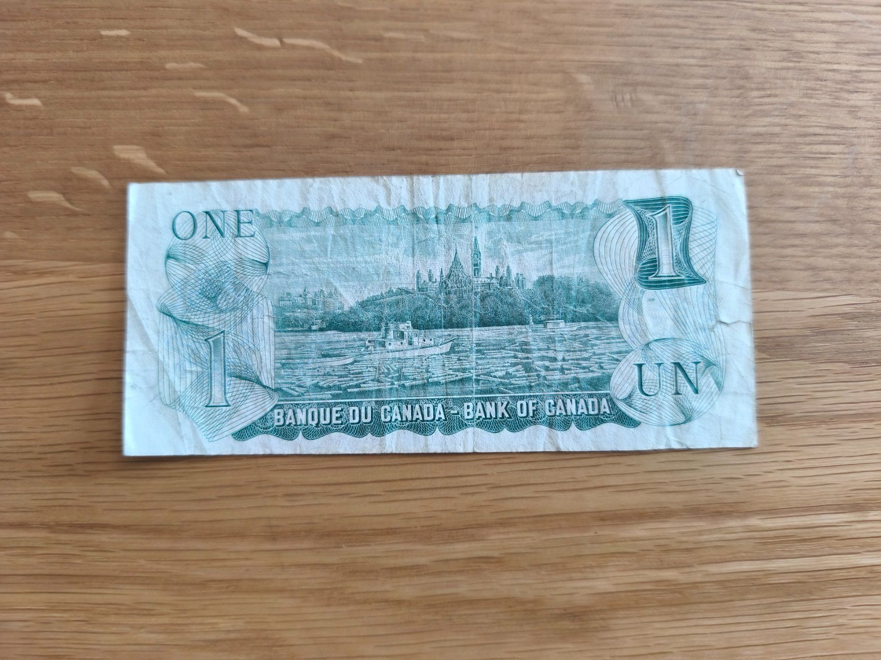 Banknoten: Kanada 1 Dollar Banknote 1967 – Gebraucht aus Rubigen von HEIDA_82 1