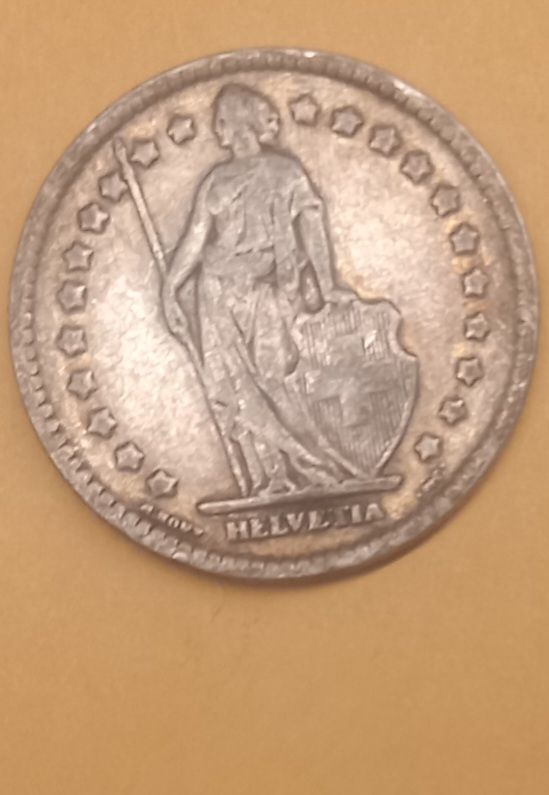Tutti le monete: 1 franco Svizzera 1921 – Usato da Minusio venduto da epp_cty9 1