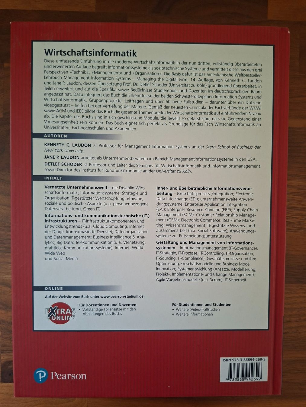 Libri: Laudon & Schoder; Buch Wirtschaftsinformatik Eine Einführung – Usato da Boniswil venduto da Totomat-Lady2 1