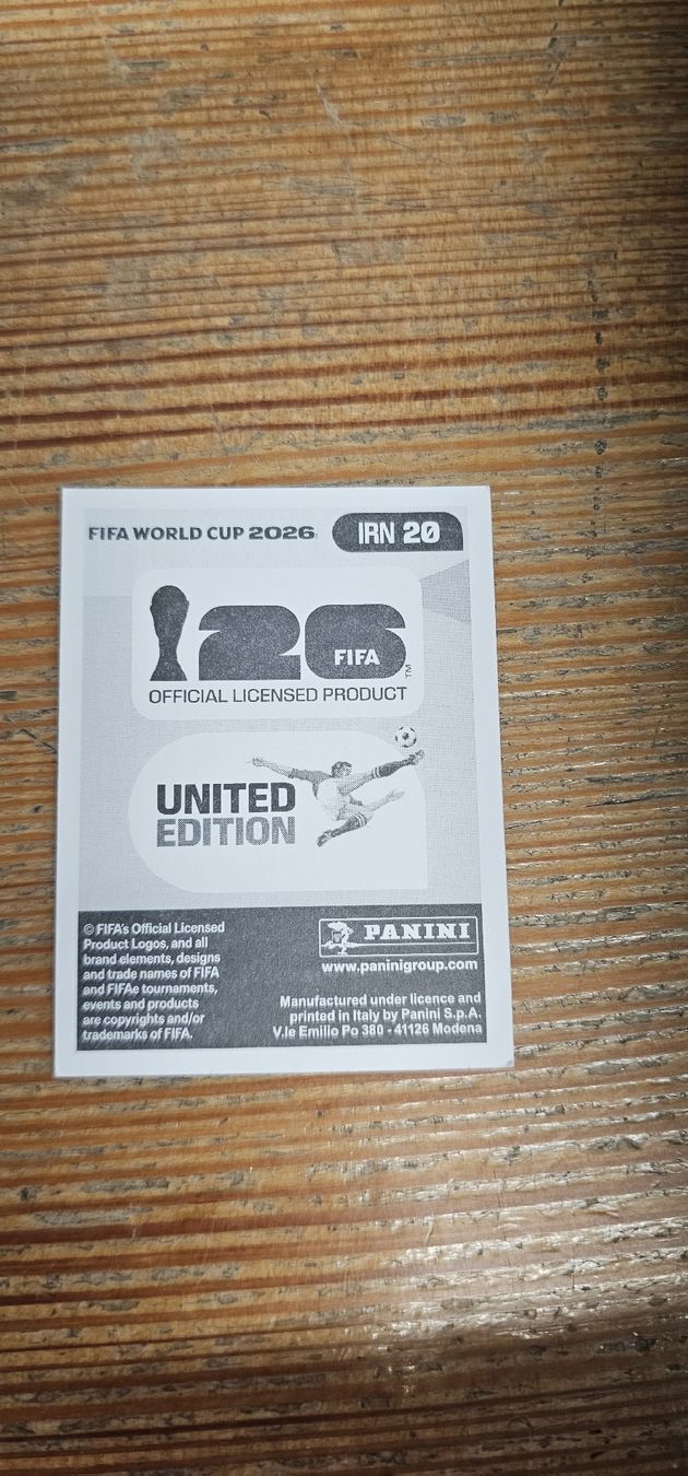 Panini Sammelbilder & Trading cards: World Cup Panini IRN 20 – Neu und originalverpackt aus Biel VS von volcom8702 1