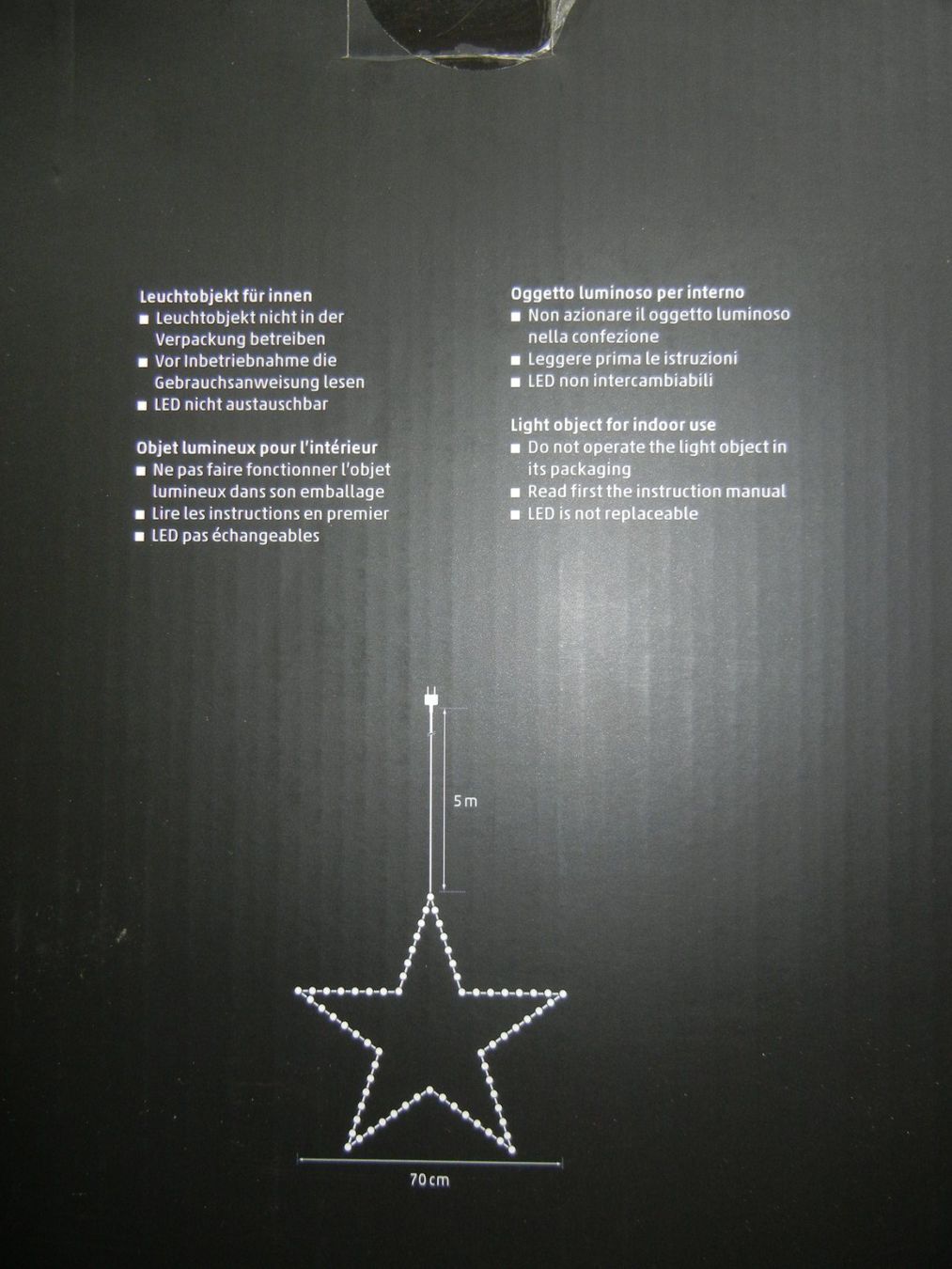 Tutte le decorazioni: Leuchtstern Lichterstern Indoor LED "Glory Light" 70 cm – Nuovo (secondo la descrizione) da Langendorf venduto da sonntag10 3