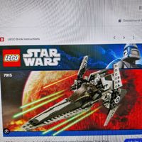 Lego Star Wars Imperial V-wing Starfighter 7915 Komplett!