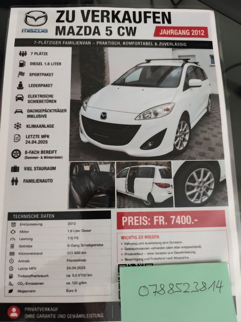 Mazda Automobili: Mazda 5 – Usato da Muhen venduto da Jackyw 4