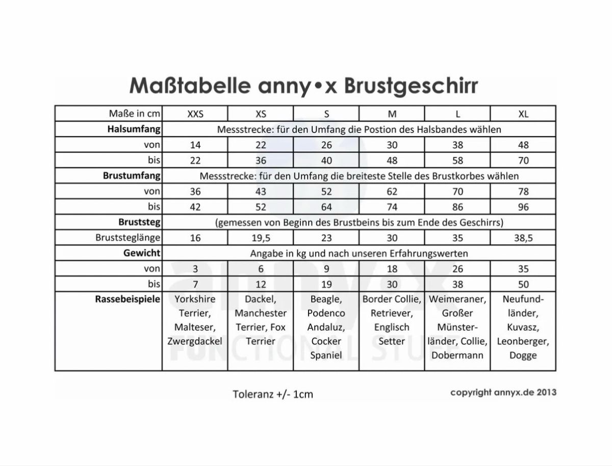 Anny X Guinzagli & Collari: Anny-x Brustgeschirr Grösse L – Usato da Niederglatt ZH venduto da vul_v86c 4