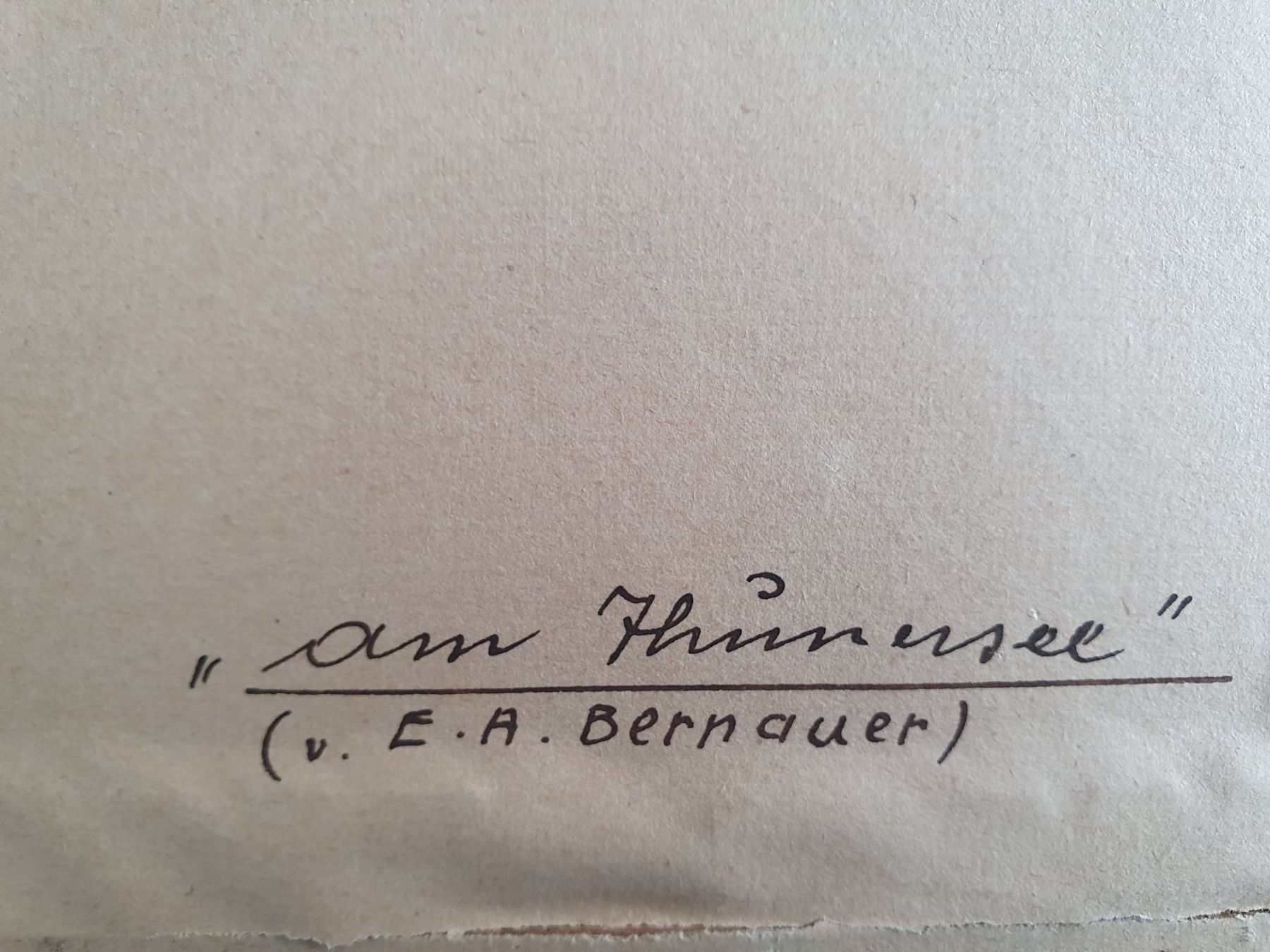 Dipinti: am Thunersee, E. A. Bernauer von 1945 – Usato da Häutligen venduto da Rubin9368 4