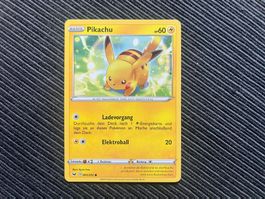 Pokemon Pikachu non Holo Schild und Schwert near Mint