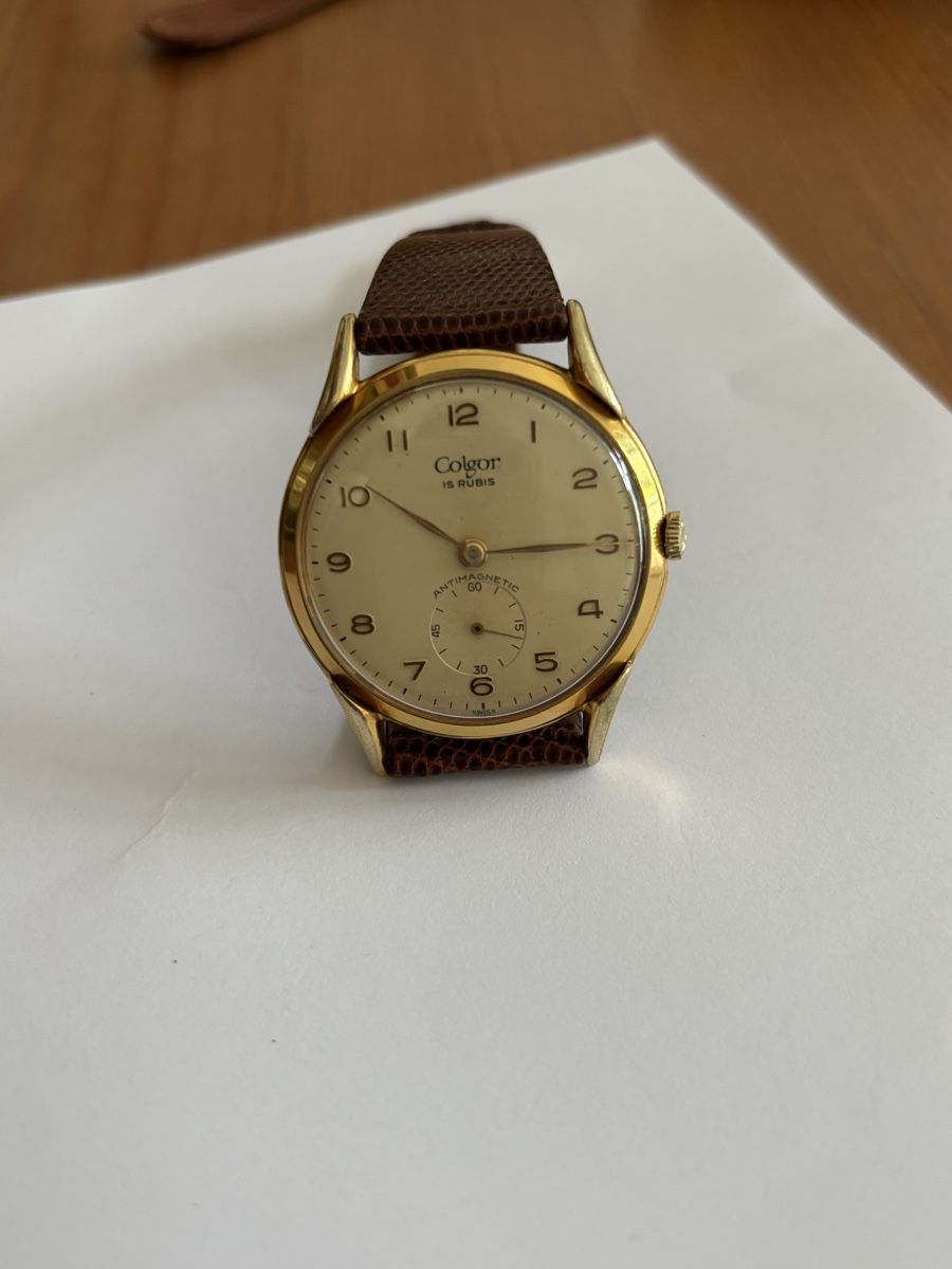 Swiss Orologi: Montre Colgor vintage, plaqué or – Usato da Buttes venduto da ButtA15 2