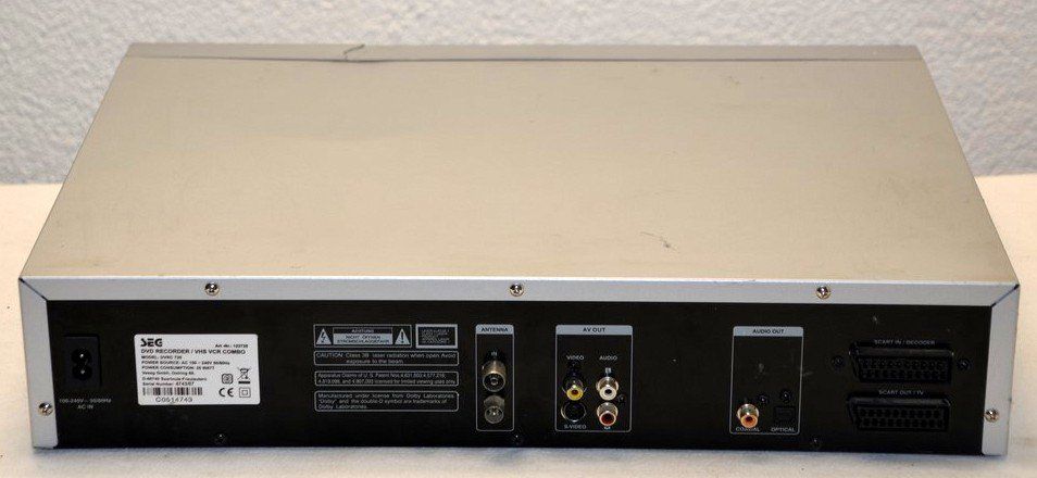 Registratori: Combo DVD/ VHS  SEG DVRC 735 Recorder – Usato da Collonges venduto da arashee 4