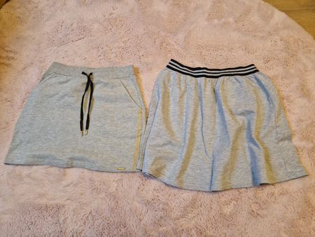 2er Set Röcke, Mädchen, grau, Grösse 158/164, NEU!