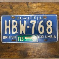 🇨🇦 1982 Vintage - British Columbia HBW-768 - Kanada