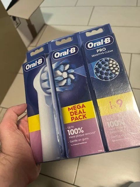 Oral B Zahnpflege: Oral b pro sensitive mega pack 9x – Neu und originalverpackt aus Noville von Berlusconi55
