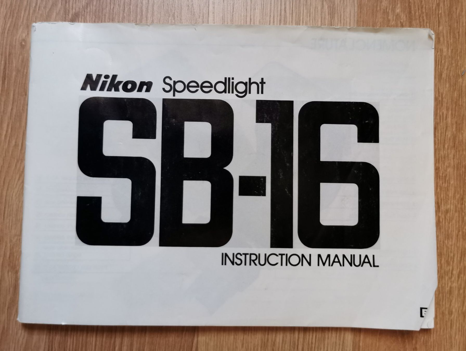 Nikon Flash: Nikon Speedlight SB-16 Blitzgerät mit Anleitung – Usato da Birsfelden venduto da dsc_f8gx 6