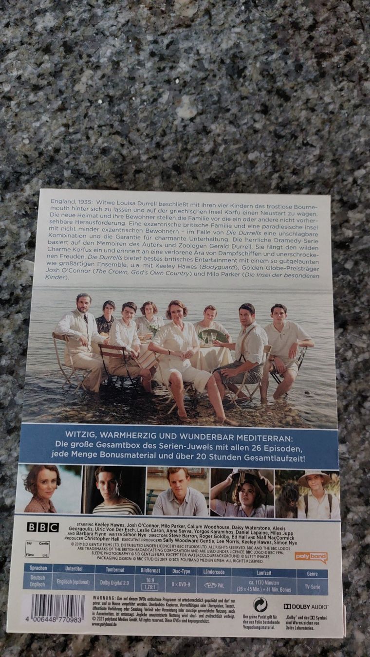 Alle DVDs: Die Durrells – Gebraucht aus Inkwil von sugarbaby01